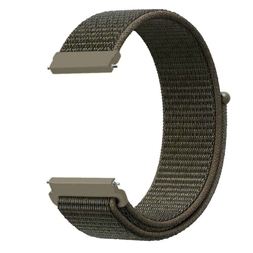 army-green-xiaomi-amazfit-smart-watch,-smart-watch-2-watch-straps-nz-nylon-sports-loop-watch-bands-aus