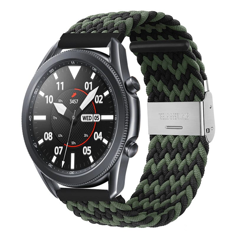 black-green-zig-garmin-venu-x1-watch-straps-nz-nylon-braided-loop-watch-bands-aus-995764