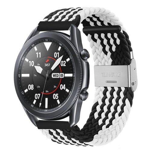 white-black-xiaomi-amazfit-smart-watch,-smart-watch-2-watch-straps-nz-nylon-braided-loop-watch-bands-aus