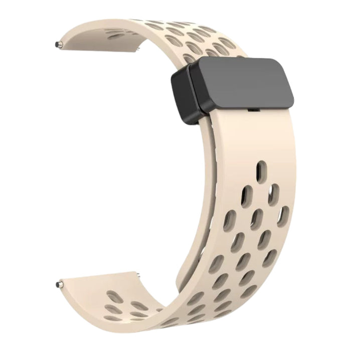 cream-magnetic-sports-xiaomi-amazfit-t-rex-ultra-watch-straps-nz-magnetic-sports-watch-bands-aus