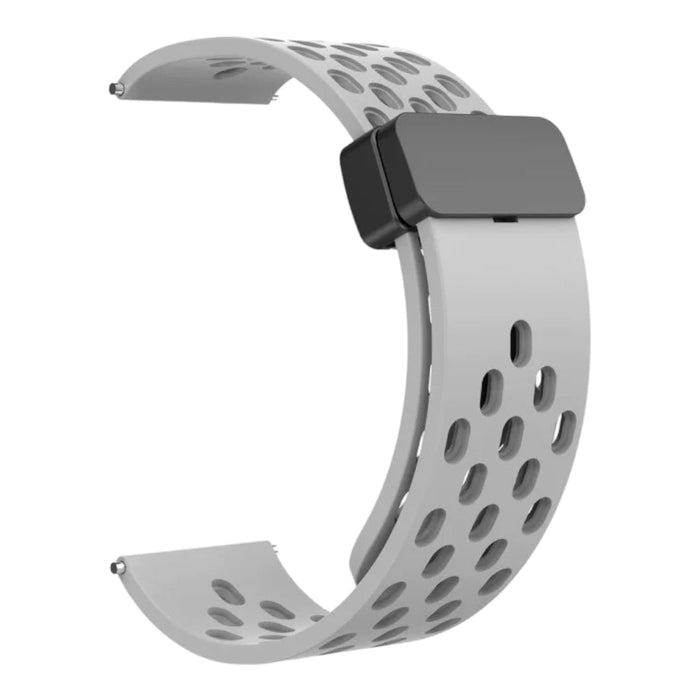 light-grey-magnetic-sports-xiaomi-amazfit-t-rex-ultra-watch-straps-nz-magnetic-sports-watch-bands-aus