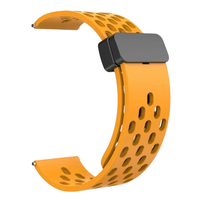 mustard-magnetic-sports-xiaomi-amazfit-t-rex-ultra-watch-straps-nz-magnetic-sports-watch-bands-aus