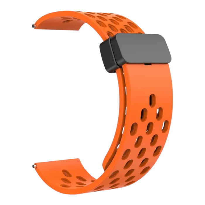 orange-magnetic-sports-huawei-watch-gt-5-41mm-watch-straps-nz-magnetic-sports-watch-bands-aus