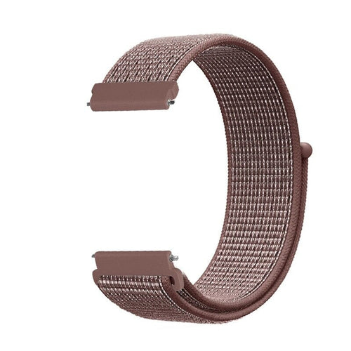 mocha-xiaomi-amazfit-smart-watch,-smart-watch-2-watch-straps-nz-nylon-sports-loop-watch-bands-aus