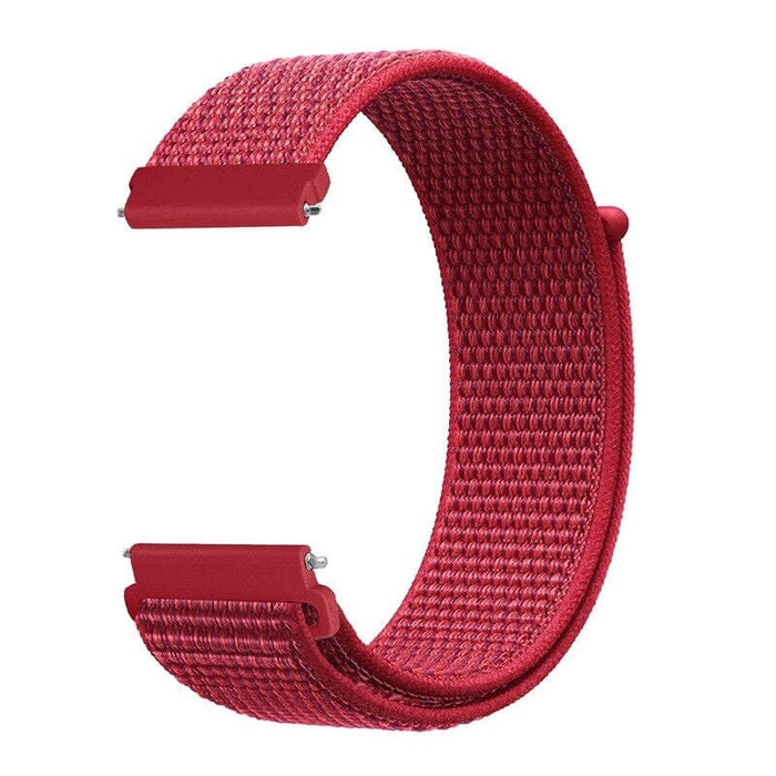 rose-red-xiaomi-amazfit-smart-watch,-smart-watch-2-watch-straps-nz-nylon-sports-loop-watch-bands-aus