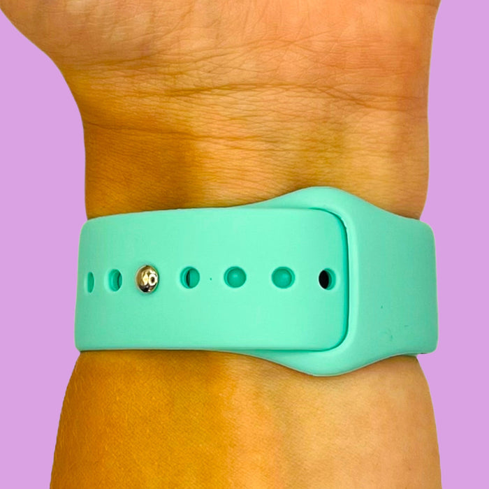 teal-garmin-vivoactive-3-watch-straps-nz-silicone-button-watch-bands-aus