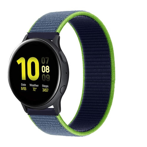 lime-xiaomi-amazfit-smart-watch,-smart-watch-2-watch-straps-nz-nylon-sports-loop-watch-bands-aus