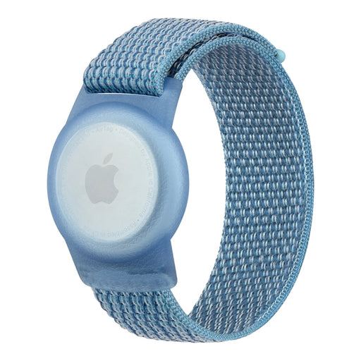 Childrens-Apple-AirTag-compatible-Nylon-Velcro-Watch-Straps-nz-aus-cape-blue-901554