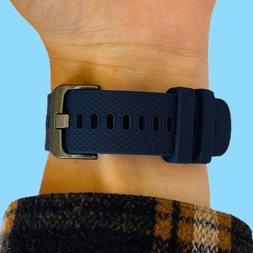 navy-blue-huawei-watch-3-watch-straps-nz-silicone-watch-bands-aus