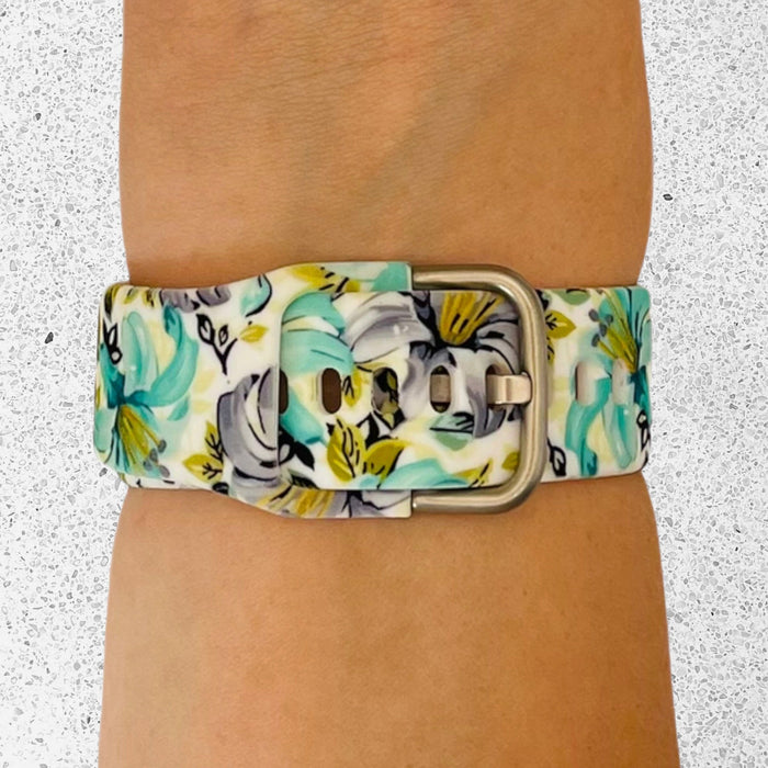 flowers-white-garmin-enduro-watch-straps-nz-pattern-straps-watch-bands-aus