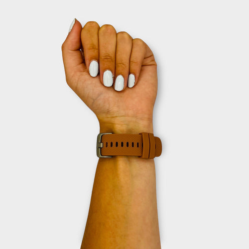 brown-huawei-watch-3-pro-watch-straps-nz-silicone-watch-bands-aus
