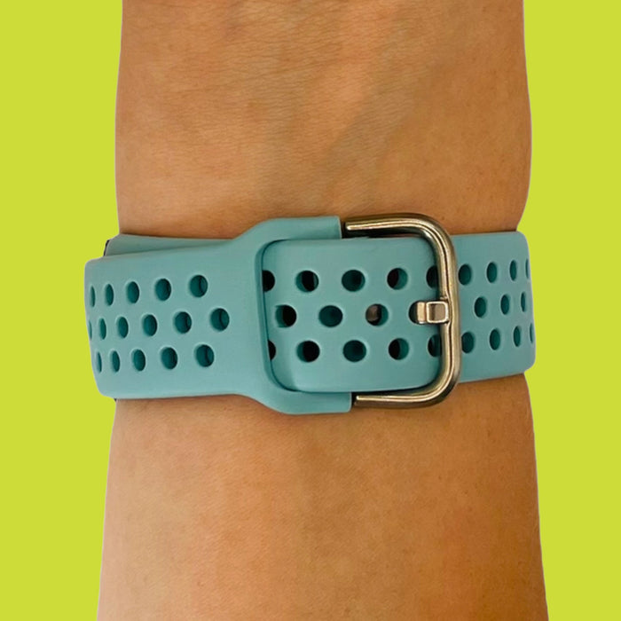 teal-garmin-forerunner-165-watch-straps-nz-silicone-sports-watch-bands-aus