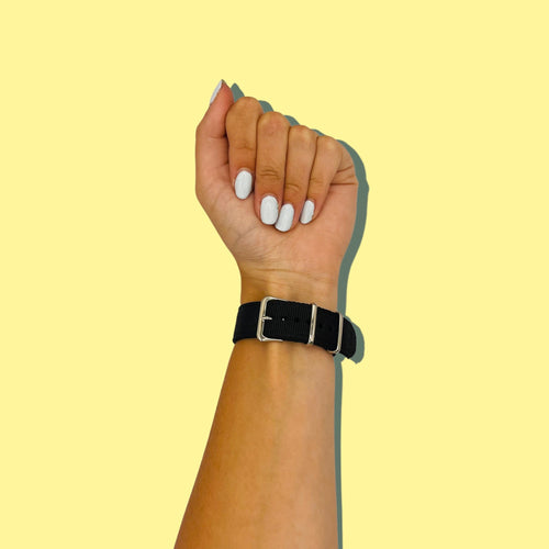 black-amazfit-t-rex-3-watch-straps-nz-nato-nylon-watch-bands-aus