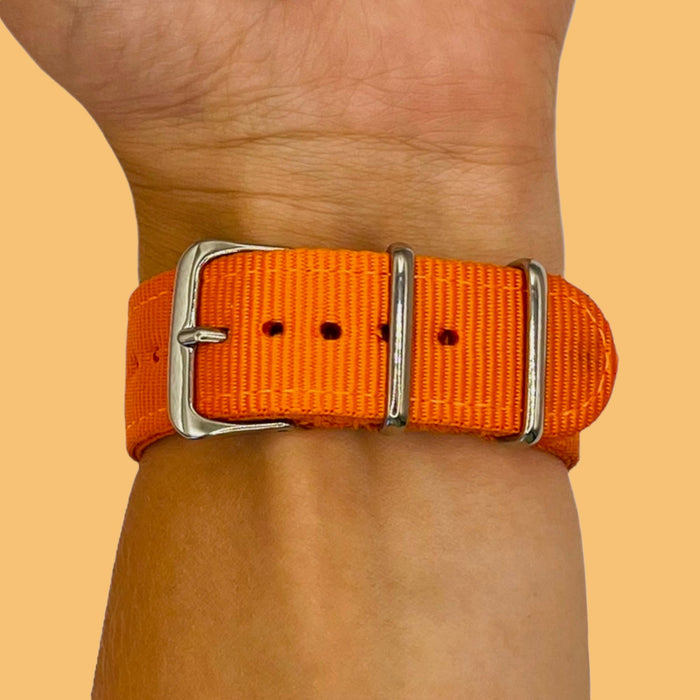 orange-xiaomi-amazfit-smart-watch,-smart-watch-2-watch-straps-nz-nato-nylon-watch-bands-aus
