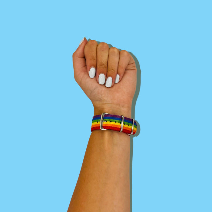 rainbow-huawei-watch-gt4-41mm-watch-straps-nz-nato-nylon-watch-bands-aus