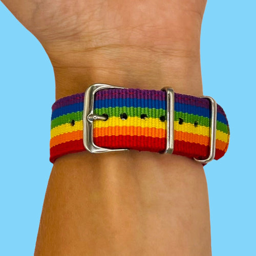rainbow-garmin-forerunner-165-watch-straps-nz-nato-nylon-watch-bands-aus