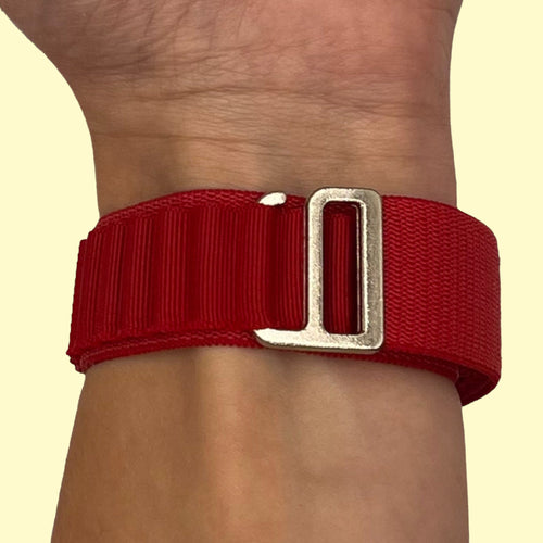 red-xiaomi-gts-gts-2-range-watch-straps-nz-alpine-loop-watch-bands-aus