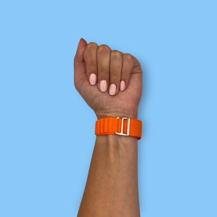 orange-huawei-watch-fit-3-watch-straps-nz-alpine-loop-watch-bands-aus