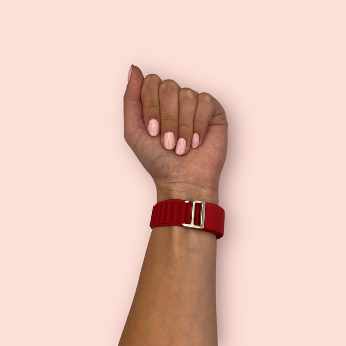 red-xiaomi-amazfit-smart-watch,-smart-watch-2-watch-straps-nz-alpine-loop-watch-bands-aus
