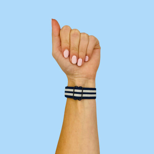 blue-white-stripe-polar-unite-watch-straps-nz-braided-loop-flex-watch-bands-aus