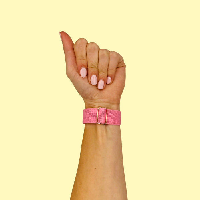 hot-pink-ticwatch-e-c2-watch-straps-nz-braided-loop-flex-watch-bands-aus