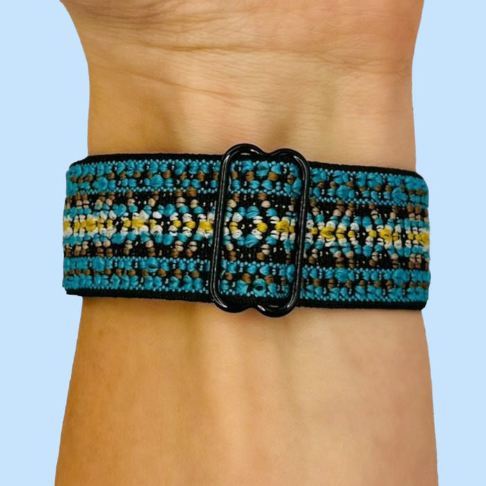 bohemian-teal-garmin-instinct-watch-straps-nz-braided-loop-flex-watch-bands-aus