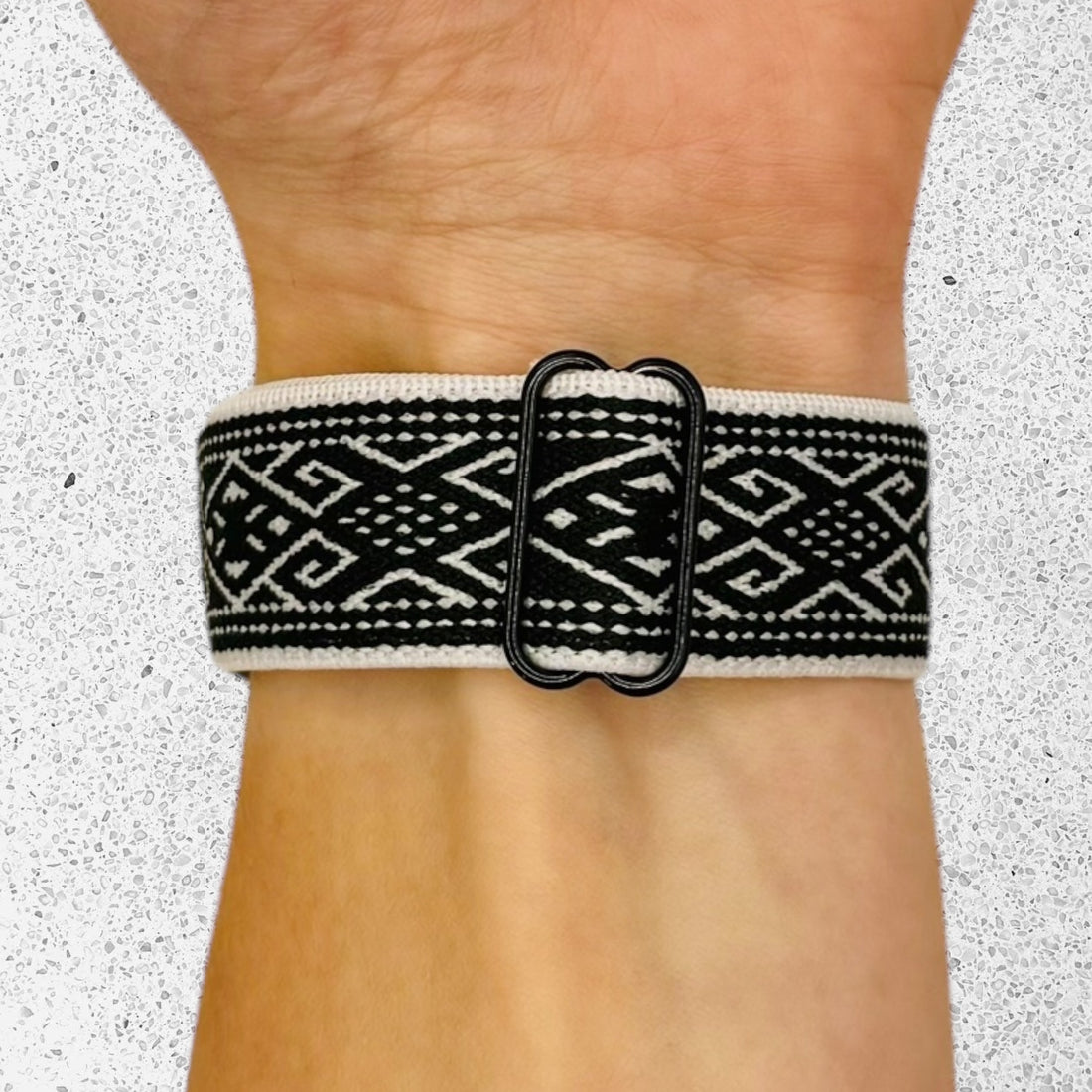 bohemian-black-white-garmin-venu-x1-watch-straps-nz-braided-loop-flex-watch-bands-aus-996818