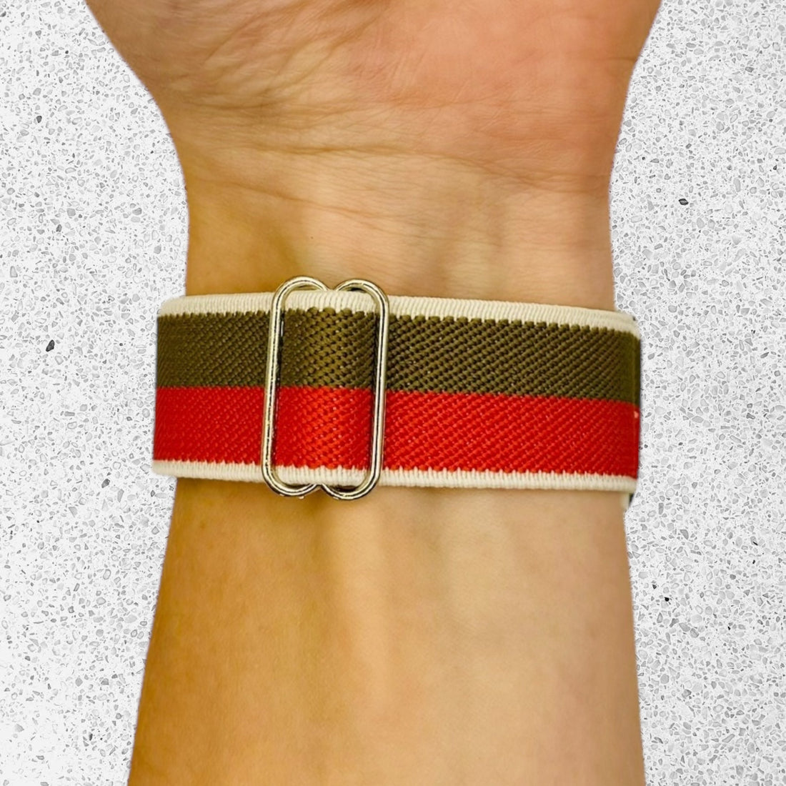 red-brown-white-stripe-samsung-galaxy-watch-6-classic-(47mm)-watch-straps-nz-braided-loop-flex-watch-bands-aus-996768