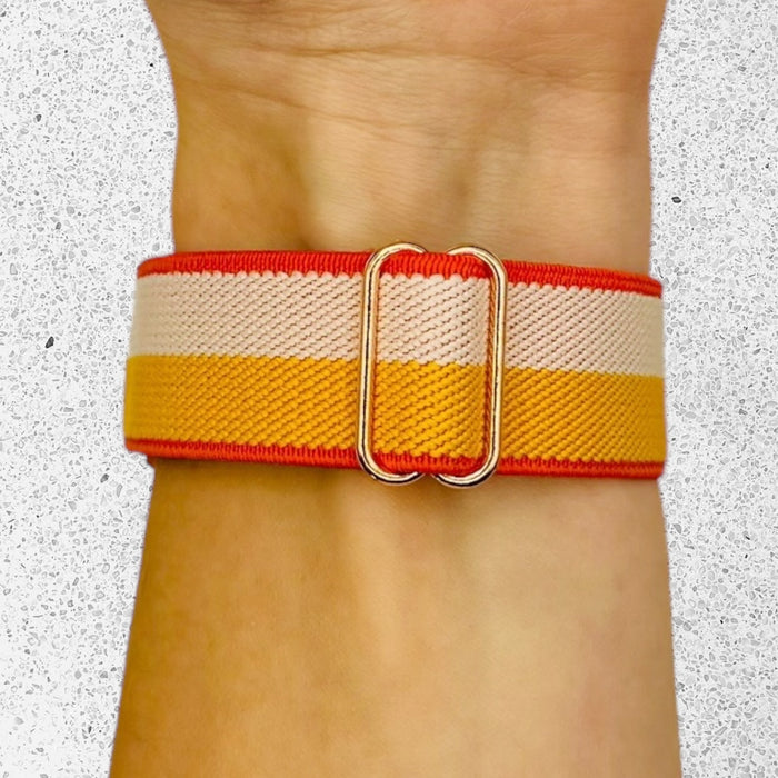 white-gold-rose-stripe-ticwatch-5-pro-watch-straps-nz-braided-loop-flex-watch-bands-aus