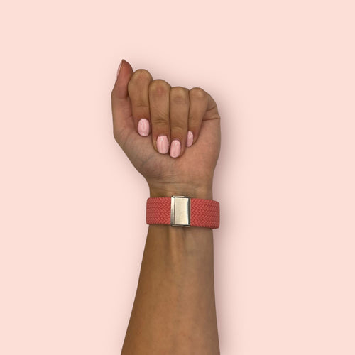 pink-garmin-forerunner-165-watch-straps-nz-nylon-braided-loop-watch-bands-aus