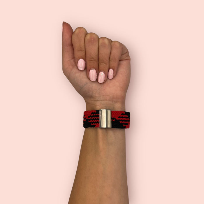 red-white-wahoo-elemnt-rival-watch-straps-nz-nylon-braided-loop-watch-bands-aus