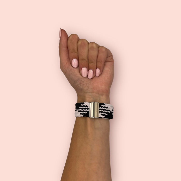 white-black-coros-vertix-watch-straps-nz-nylon-braided-loop-watch-bands-aus