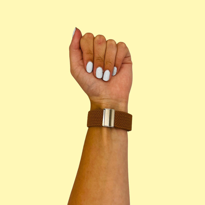 brown-garmin-vivoactive-3-watch-straps-nz-nylon-braided-loop-watch-bands-aus