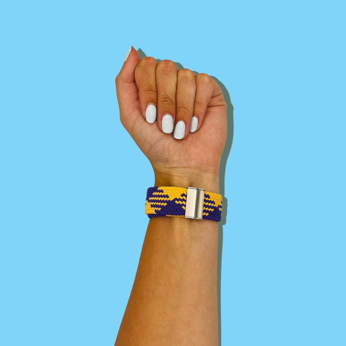 purple-orange-garmin-descent-g2-watch-straps-nz-nylon-braided-loop-watch-bands-aus