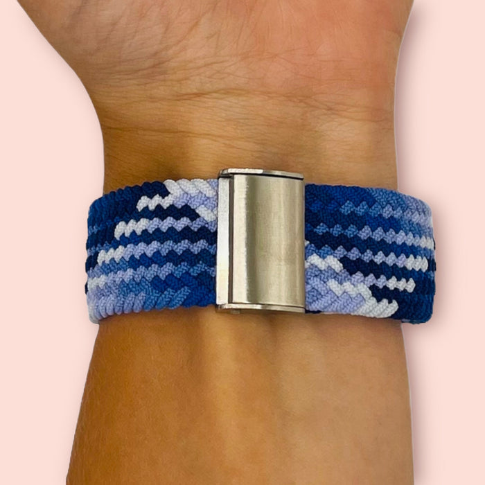 blue-white-garmin-forerunner-955-watch-straps-nz-nylon-braided-loop-watch-bands-aus