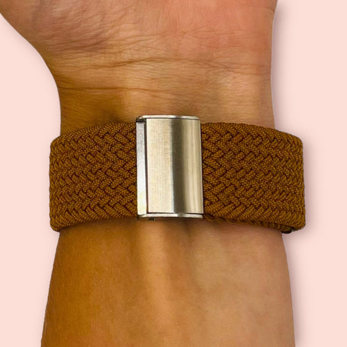 brown-garmin-forerunner-165-watch-straps-nz-nylon-braided-loop-watch-bands-aus