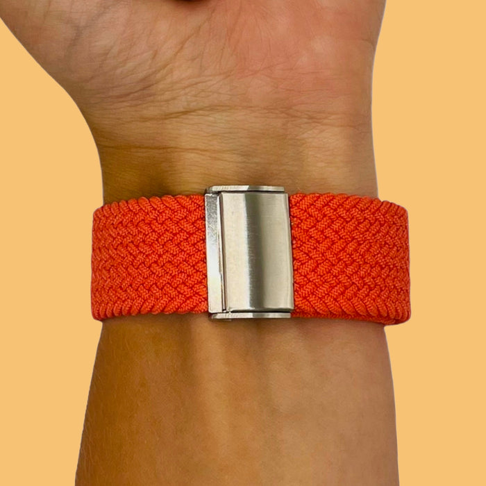 white-pink-amazfit-t-rex-3-watch-straps-nz-nylon-braided-loop-watch-bands-aus