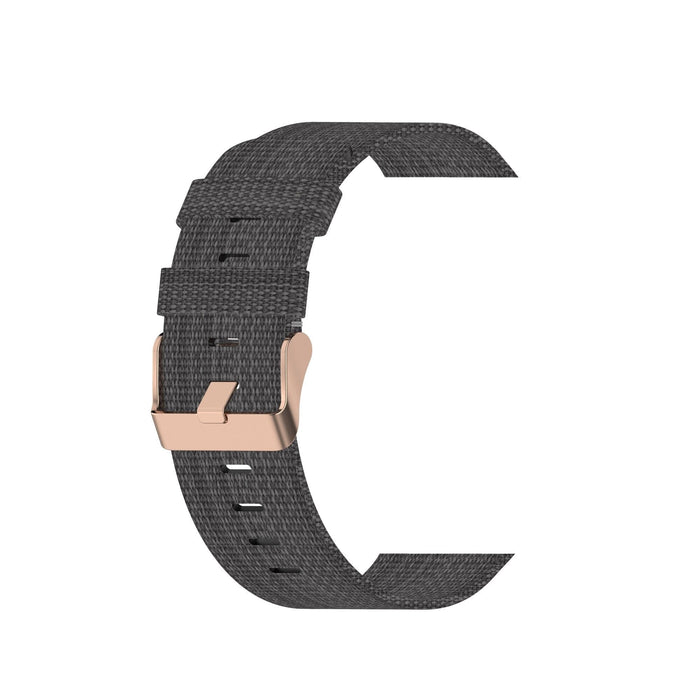charcoal-fitbit-versa-watch-straps-nz-canvas-watch-bands-aus