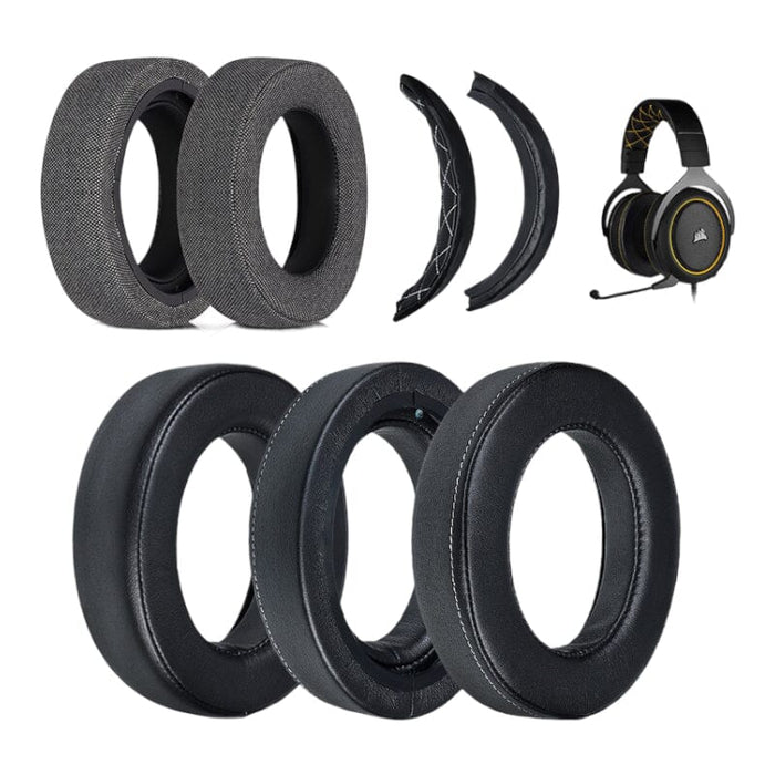 Replacement Ear Pad Cushions Compatible with the Corsair HS50, HS60, HS70 Pro Range
