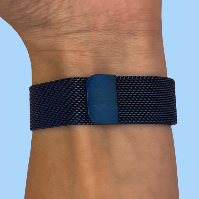 blue-metal-garmin-forerunner-165-watch-straps-nz-milanese-watch-bands-aus
