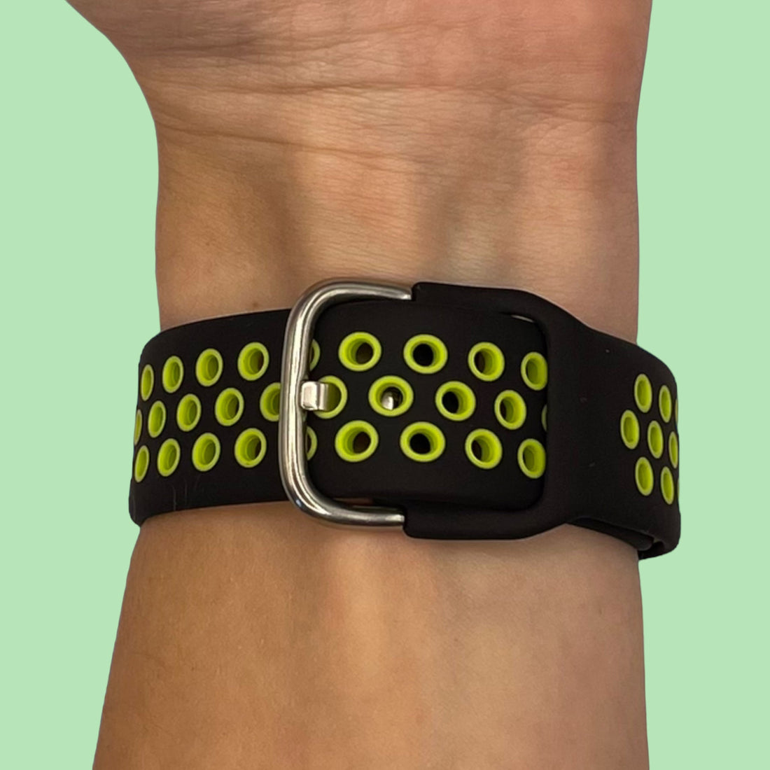black-and-green-garmin-epix-pro-(gen-2,-42mm)-watch-straps-nz-silicone-sports-watch-bands-aus