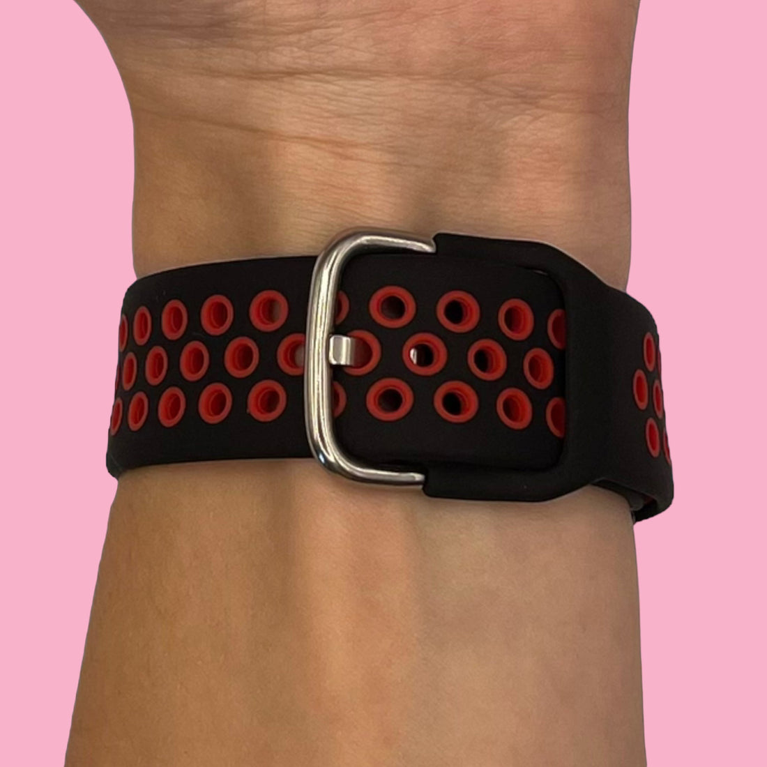 black-and-red-garmin-instinct-2-watch-straps-nz-silicone-sports-watch-bands-aus
