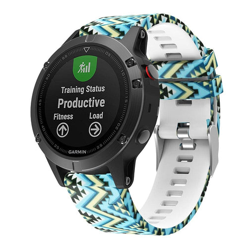 aztec-garmin-instinct-watch-straps-nz-pattern-silicone-watch-bands-aus