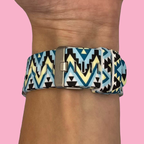 aztec-garmin-quickfit-22mm-watch-straps-nz-pattern-silicone-watch-bands-aus