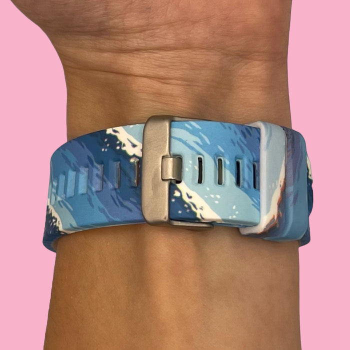 oceans-garmin-fenix-e-watch-straps-nz-pattern-silicone-watch-bands-aus