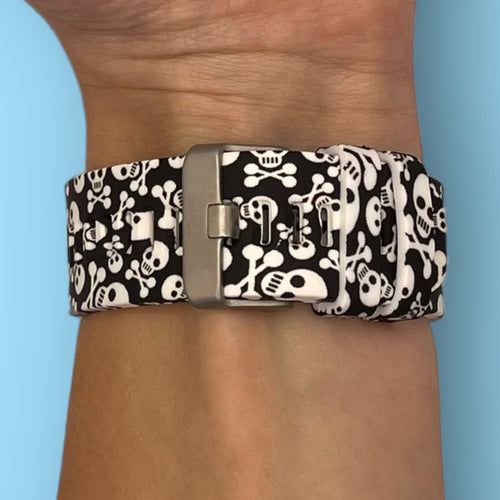 skull-crossbonmes-garmin-quickfit-22mm-watch-straps-nz-pattern-silicone-watch-bands-aus