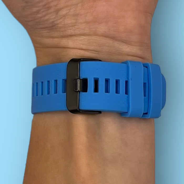 light-blue-garmin-fenix-6s-watch-straps-nz-silicone-watch-bands-aus