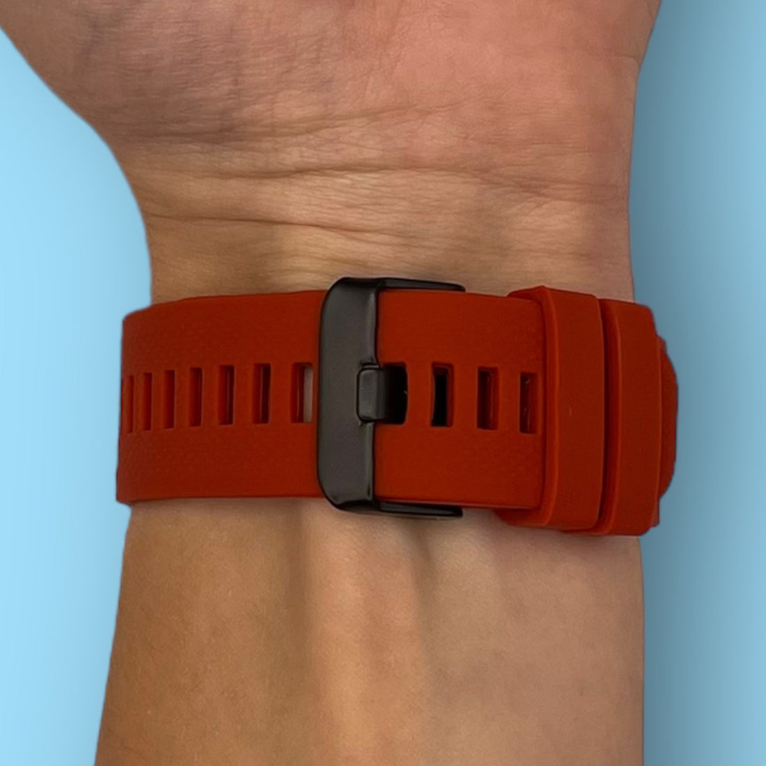 red-garmin-epix-(gen-2)-watch-straps-nz-silicone-watch-bands-aus