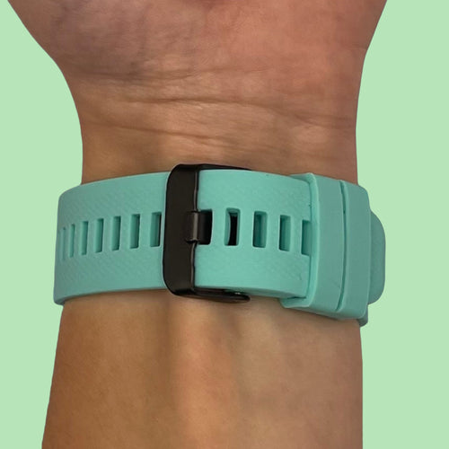 teal-garmin-fenix-6s-watch-straps-nz-silicone-watch-bands-aus