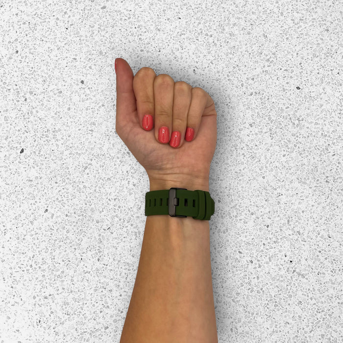 army-green-garmin-quatix-5-watch-straps-nz-silicone-watch-bands-aus